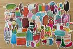 ijs, ijsjes, zomer stickers, Verzenden, Nieuw, Meerdere stickers