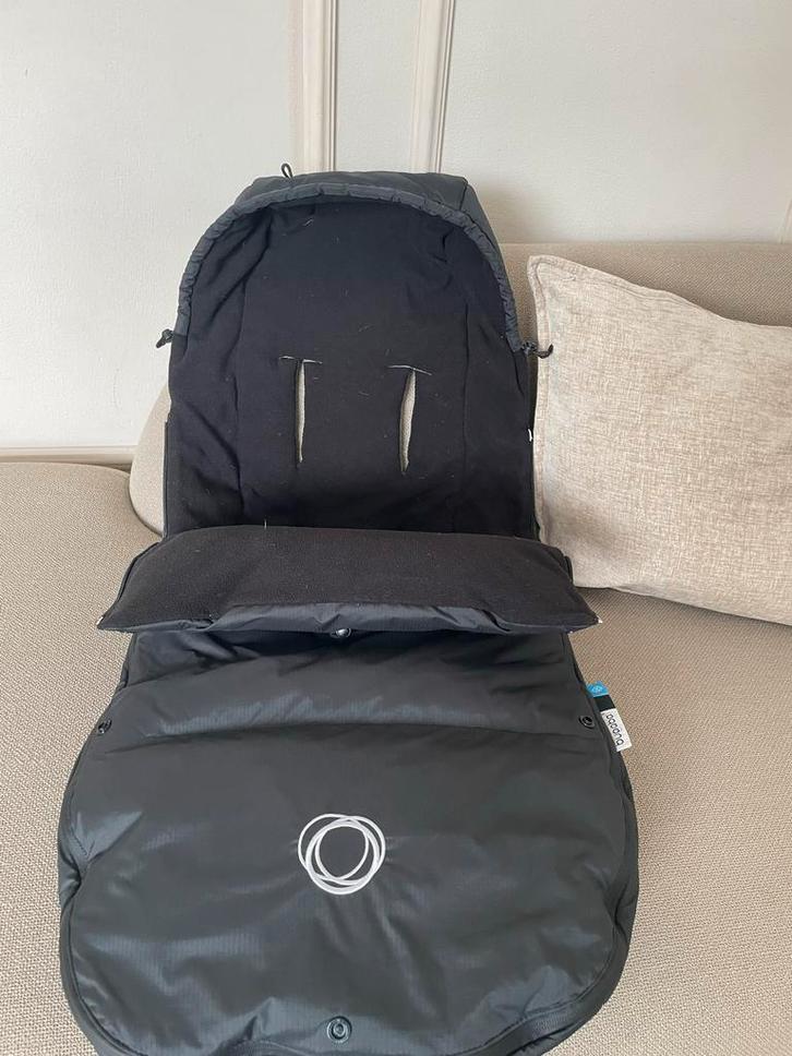 Bugaboo High Performance Voetenzak Winter - Zwart, Kinderen en Baby's, Kinderwagens en Combinaties, Zo goed als nieuw, Kinderwagen