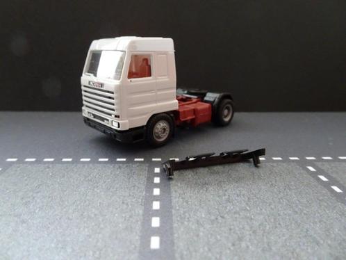 803 herpa scania streamline 2-as trekker wit 1:87 truck, Hobby en Vrije tijd, Modelauto's | 1:87, Nieuw, Bus of Vrachtwagen, Herpa