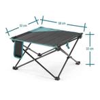 Quechua kampeertafel low MH 100- Grey, Ophalen, Zo goed als nieuw, Campingtafel