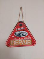 Leuk wand bord met tekst > Garage Repair Service ! Bieden, Huis en Inrichting, Woonaccessoires | Tekstborden en Spreuken, Ophalen of Verzenden