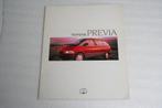 Folder Toyota Previa (8-1990) (87), Ophalen of Verzenden, Nieuw, Toyota