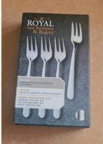 Ah royal van kempen en begeer bestek set taartvorkjes vorkje, Nieuw, Ophalen of Verzenden, Rvs of Chroom, Vaatwasserbestendig