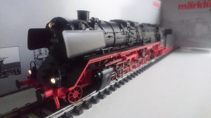 Marklin - Stoomloc BR 45, DB - Mhi - Mfx+Geluid+Rook+Telex, Hobby en Vrije tijd, Modeltreinen | H0, Zo goed als nieuw, Locomotief