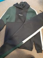 Ballin' Trainingspak - Zwart/Groen - Maat M, Kleding | Heren, Maat 48/50 (M), Zwart, Ophalen of Verzenden, Zo goed als nieuw