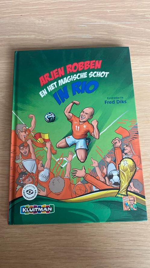 Arjen Robben en het magische schot in Rio, Boeken, Kinderboeken | Jeugd | onder 10 jaar, Zo goed als nieuw, Ophalen of Verzenden