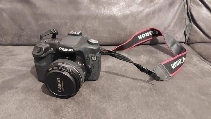 Canon eos 50D, Canon EF 50mm 1.4 USM, Audio, Tv en Foto, Fotocamera's Digitaal, Gebruikt, Canon, Geen optische zoom, Ophalen of Verzenden