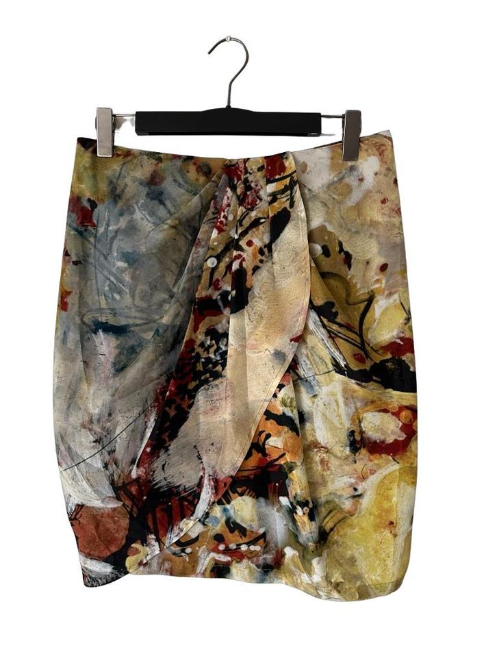 Pauw rok L, Kleding | Dames, Rokken, Zo goed als nieuw, Maat 42/44 (L), Overige kleuren, Onder de knie, Ophalen of Verzenden
