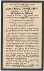 Cornelis Cornelissen 1859 Wanroij + 1940 Wanroij, 80 jaar, Verzenden
