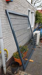 Hekwerk deur met dubbele staafmat,, Ophalen, Zo goed als nieuw