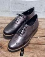 Footnotes - Mooie leren brogues maat 37H - Nieuw €170, Schoenen met lage hakken, Bruin, Nieuw, Ophalen of Verzenden