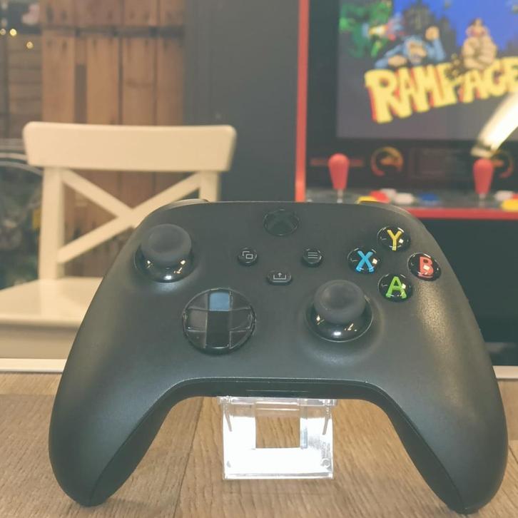 Xbox Controller Carbon Black bedraad Nette staat, Spelcomputers en Games, Spelcomputers | Xbox Original, Zo goed als nieuw