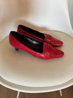 Rode leren schoenen met hakje van Aerosoles in maat 39, Schoenen met lage hakken, Ophalen of Verzenden, Zo goed als nieuw, Rood