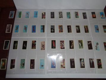 Oude Geo. Bassett Gerry Anderson UFO  Trading Cards, 70x Set beschikbaar voor biedingen