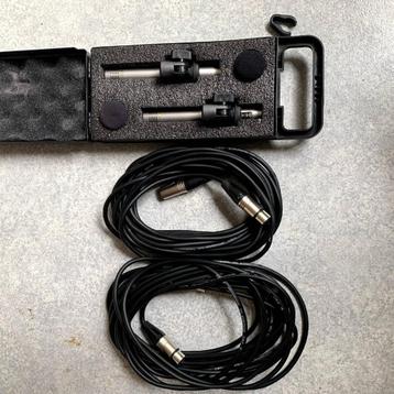 Samson CO2 condensator microfoon set + Devine kabels 10m. beschikbaar voor biedingen