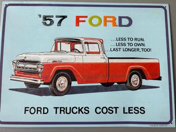 Kleurige metalen FORD reclamebord beschikbaar voor biedingen