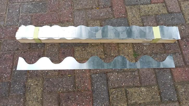 20 stuks Aluminium vogellijst / vogelschroot, Doe-het-zelf en Verbouw, Dakpannen en Dakbedekking, Nieuw, Golfplaat, Metaal, Overige kleuren