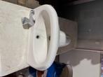 Wastafeltje met onder console, Ophalen, Minder dan 50 cm, Gebruikt, Minder dan 100 cm
