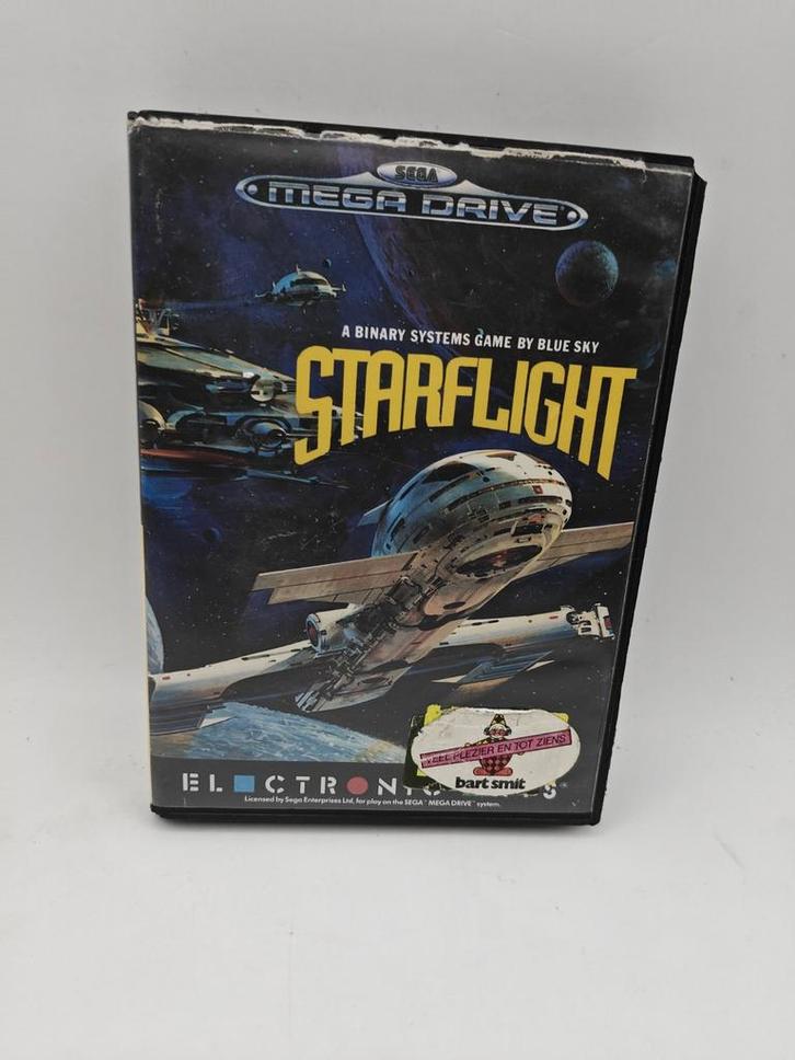Starflight Sega mega drive, Spelcomputers en Games, Games | Sega, Zo goed als nieuw, Mega Drive, Racen en Vliegen, 1 speler, Vanaf 3 jaar