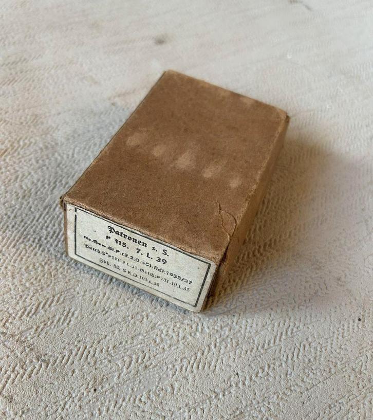 wo2 - Duits munitiedoosje k98 - 1939 DWM - LEEG, Verzamelen, Militaria | Tweede Wereldoorlog, Landmacht, Kist of Geocache, Duitsland