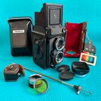 Yashica Mat-124G 6x6 + extra’s op foto, Ophalen, Spiegelreflex, Overige Merken