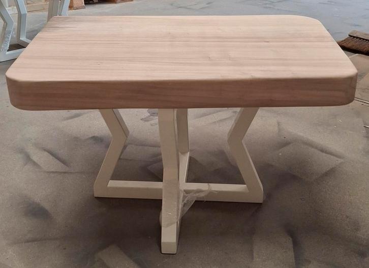 Japandi salontafel- boomstam massiefpopulier, Huis en Inrichting, Tafels | Salontafels, Nieuw, Minder dan 50 cm, Minder dan 50 cm