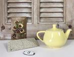 Pastelgeel theepotje ongemerkt, Ophalen of Verzenden, Gebruikt