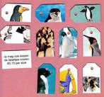 0622) pinguins labeltjes, Ophalen of Verzenden, Zo goed als nieuw, Opgezet dier