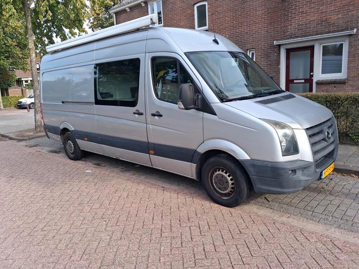Volkswagen crafter L3 H2 32 camper 2.5 TDI bouwjaar 2007, Caravans en Kamperen, Campers, Particulier, tot en met 3, Buscamper of Camperbus
