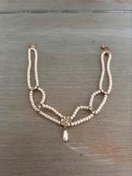 Parelketting., Verzenden, Zo goed als nieuw, Wit, Overige materialen