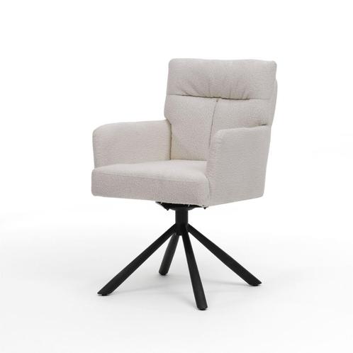 Armstoel Fresco draaivoet alpine naturel | Webshop, Huis en Inrichting, Stoelen, Nieuw, Metaal, Stof, Overige kleuren, Ophalen of Verzenden