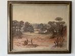 Schilderij van de Drentse schilder Jan Zondag, Antiek en Kunst, Kunst | Schilderijen | Klassiek, Ophalen
