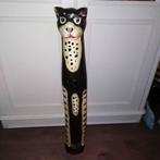 Houten staande kat / panter 80 cm hoog, Ophalen, Gebruikt, Dier