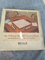 scrabble braille, 1963, vintage bordspel, Een of twee spelers, Verzenden, Gebruikt