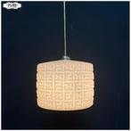 Opaline, glazen hanglampen Lampen Pendellamp  2 op voorraad, Ophalen, Vintage Art Deco Bauhaus, 50 tot 75 cm, Nb