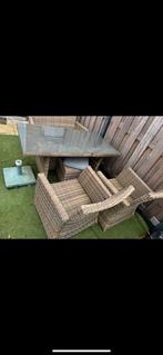 tuinset met kussens, Ophalen, Bank, 6 zitplaatsen, Zo goed als nieuw
