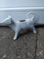 Vintage Porseleinen Melkkannetje Koe, Gebruikt, Porselein of Keramiek, Schaal, Verzenden