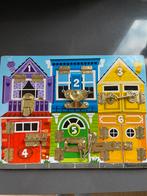 Melissa & Doug Houten Slotjesbord, Ophalen of Verzenden, Gebruikt, Knutselen