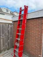 Altrex 3-delige ladder., Doe-het-zelf en Verbouw, Ladders en Trappen, Ophalen, Zo goed als nieuw, 4 meter of meer