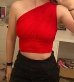 Rode off shoulder top, Maat 38/40 (M), Nieuw, Ophalen of Verzenden, Korte mouw