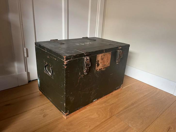Oude munitiekist - Westfälisch-Anhaltische Sprengstoff, Antiek en Kunst, Antiek | Overige Antiek, Ophalen