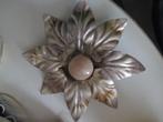 wandlamp metaal bloem 32 cm jaren 60 70 vintage design retro, Gebruikt, Jaren 60 70 vintage design retro 1960s 1970s, ?, Metaal