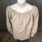 Leren blouse van STUDIO AR/ARMA, Beige, Studio ar, Maat 42/44 (L), Ophalen of Verzenden