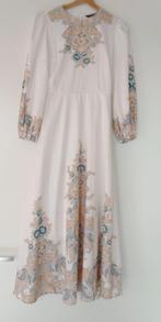 Witte jurk met Midden-Oosten print, M/L, Kleding | Dames, Jurken, Maat 38/40 (M), Wit, Nieuw, Ophalen of Verzenden