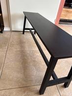zwart bankje 115 x 27,5 x 42 cm, Ophalen of Verzenden