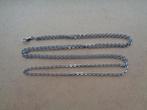 Oude antieke lange garde ketting [307], Verzenden, Zilver, Ketting