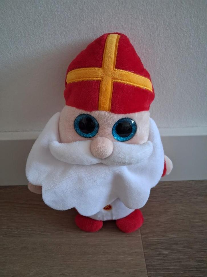 Knuffel Sinterklaas Evora Playing Kids grote ogen K9942, Diversen, Sinterklaas, Zo goed als nieuw, Ophalen of Verzenden