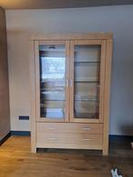 Vitrinekast / buffetkast. Echt eikenhout, zware kwaliteit., Ophalen