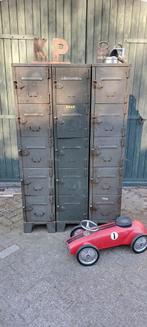 Originele metalen industriële ladenkast locker kast, Ophalen, Zo goed als nieuw