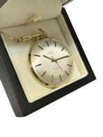 INDUS Antiek Zakhorloge Gouden Horloge Ketting Guilloche, Antiek en Kunst, Ophalen of Verzenden, Goud